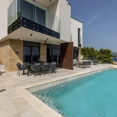 Luxury Mare & Luce Seaside Heated Pool Sauna Villa Potomje