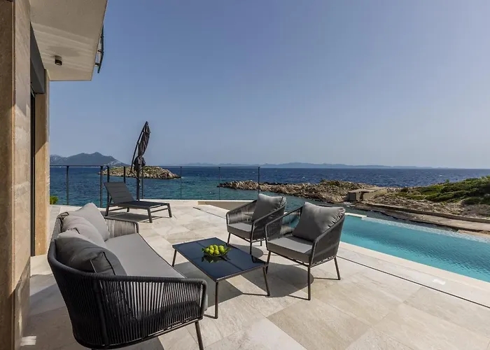 Villa Luxury Mare & Luce Seaside Heated Pool Sauna Potomje