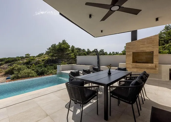 Villa Luxury Mare & Luce Seaside Heated Pool Sauna Potomje