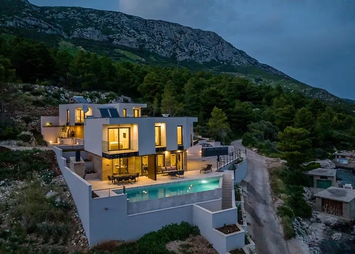 Luxury Mare & Luce Seaside Heated Pool Sauna * Potomje
