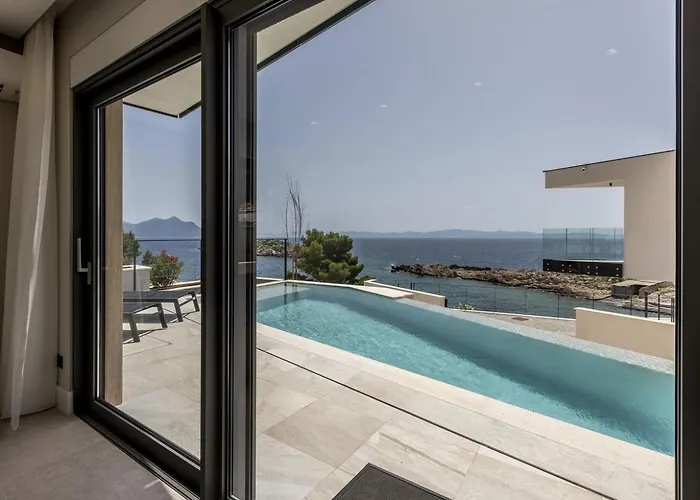 Luxury Mare & Luce Seaside Heated Pool Sauna * Potomje