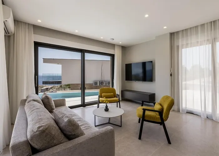 Luxury Mare & Luce Seaside Heated Pool Sauna Potomje