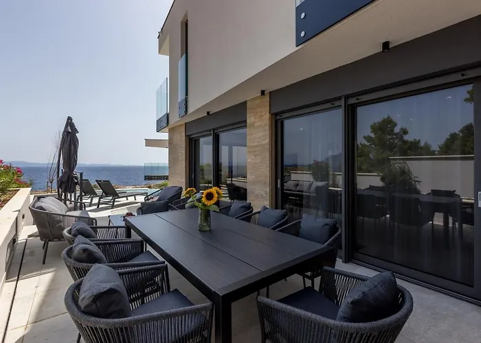 Villa Luxury Mare & Luce Seaside Heated Pool Sauna Potomje